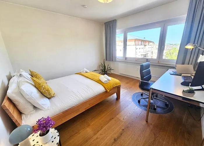 شقة Comfort 2br Executive Flat With Terrace&patking-bon47 *